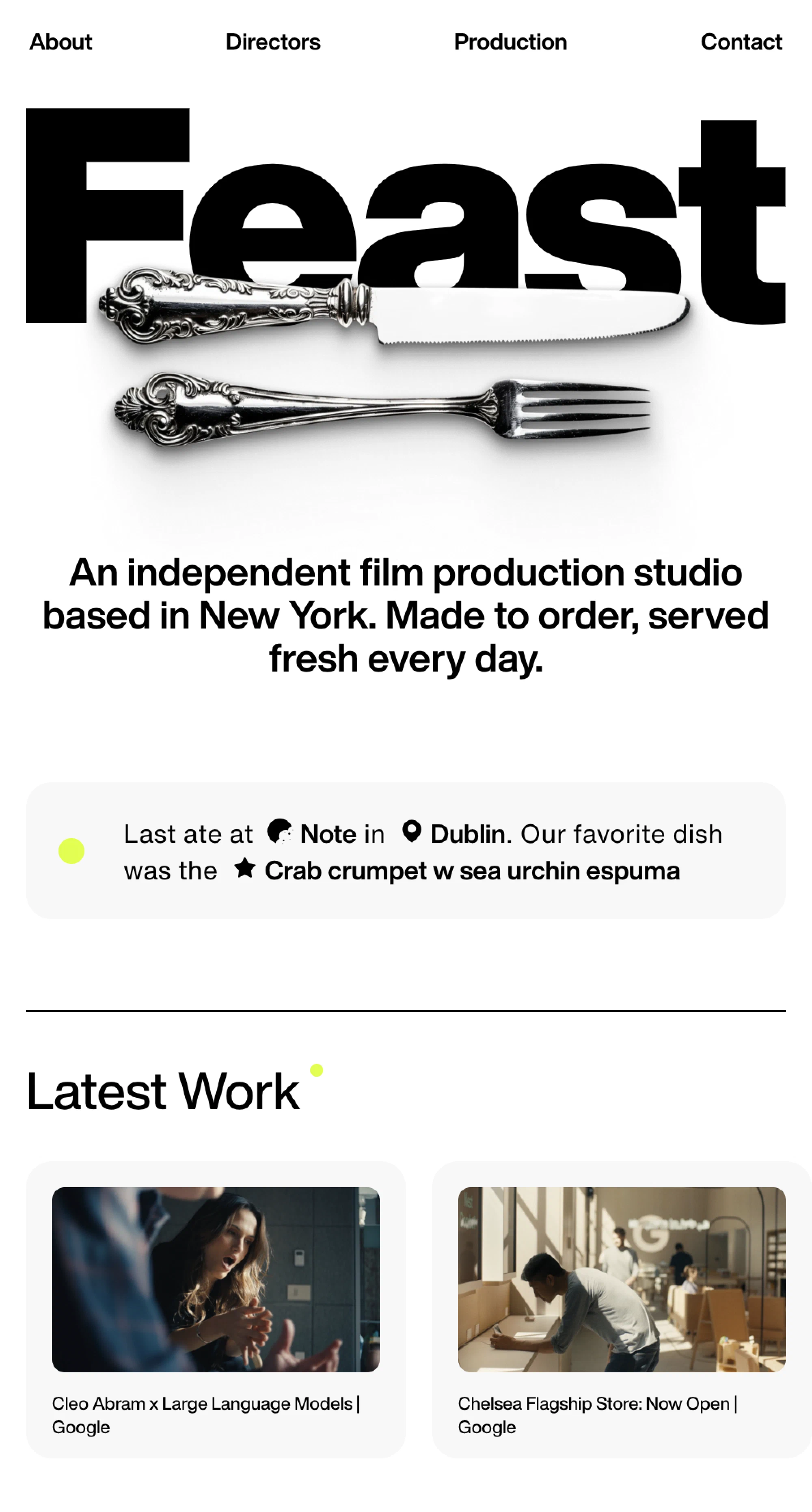 Feast Studio (Mobile)