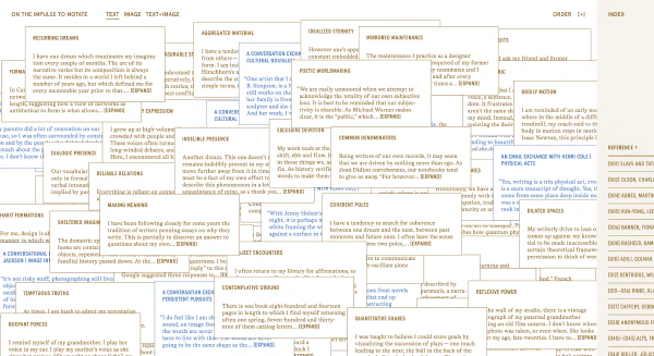 On the Impulse to Notate