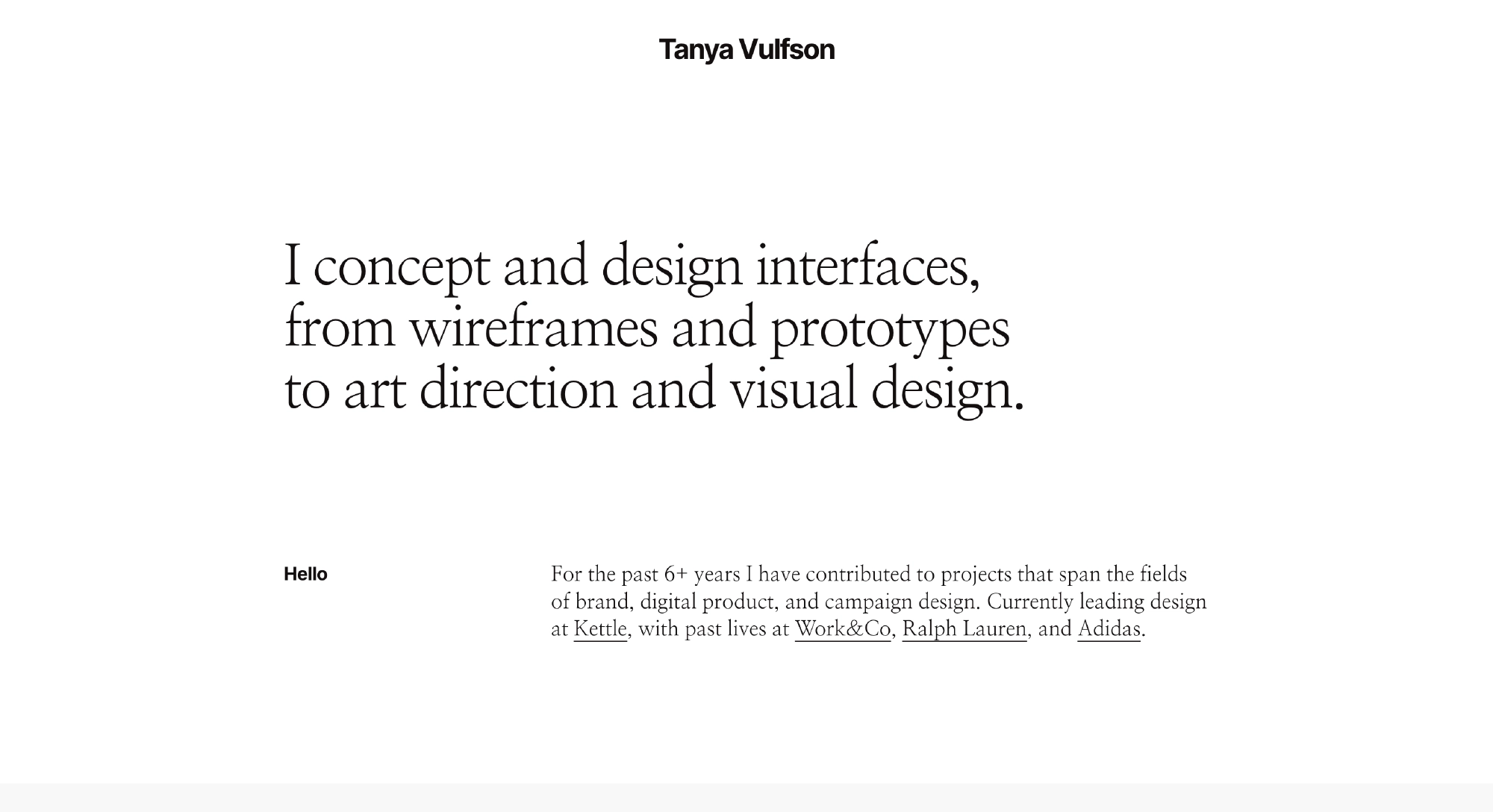 Tanya Vulfson
